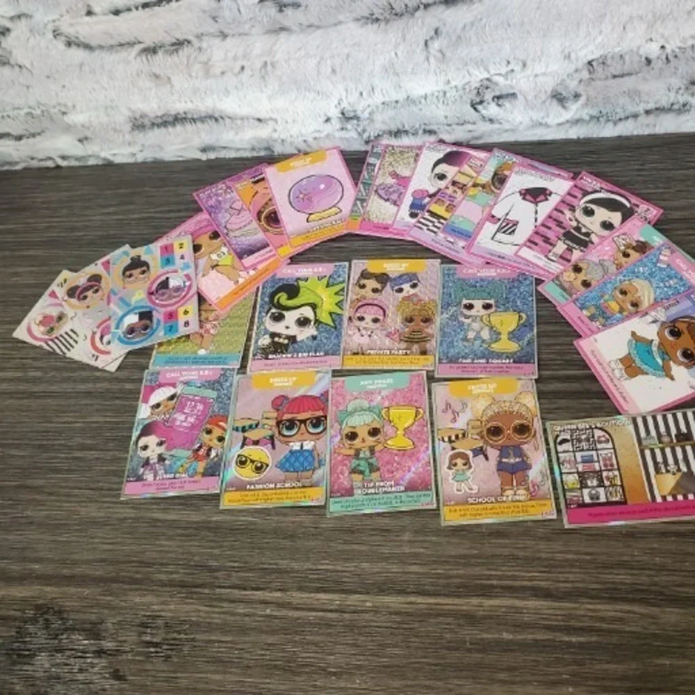 L.O.L. Dolls Trading‎ Card Game 22 Replacement Cards Plus Extras
